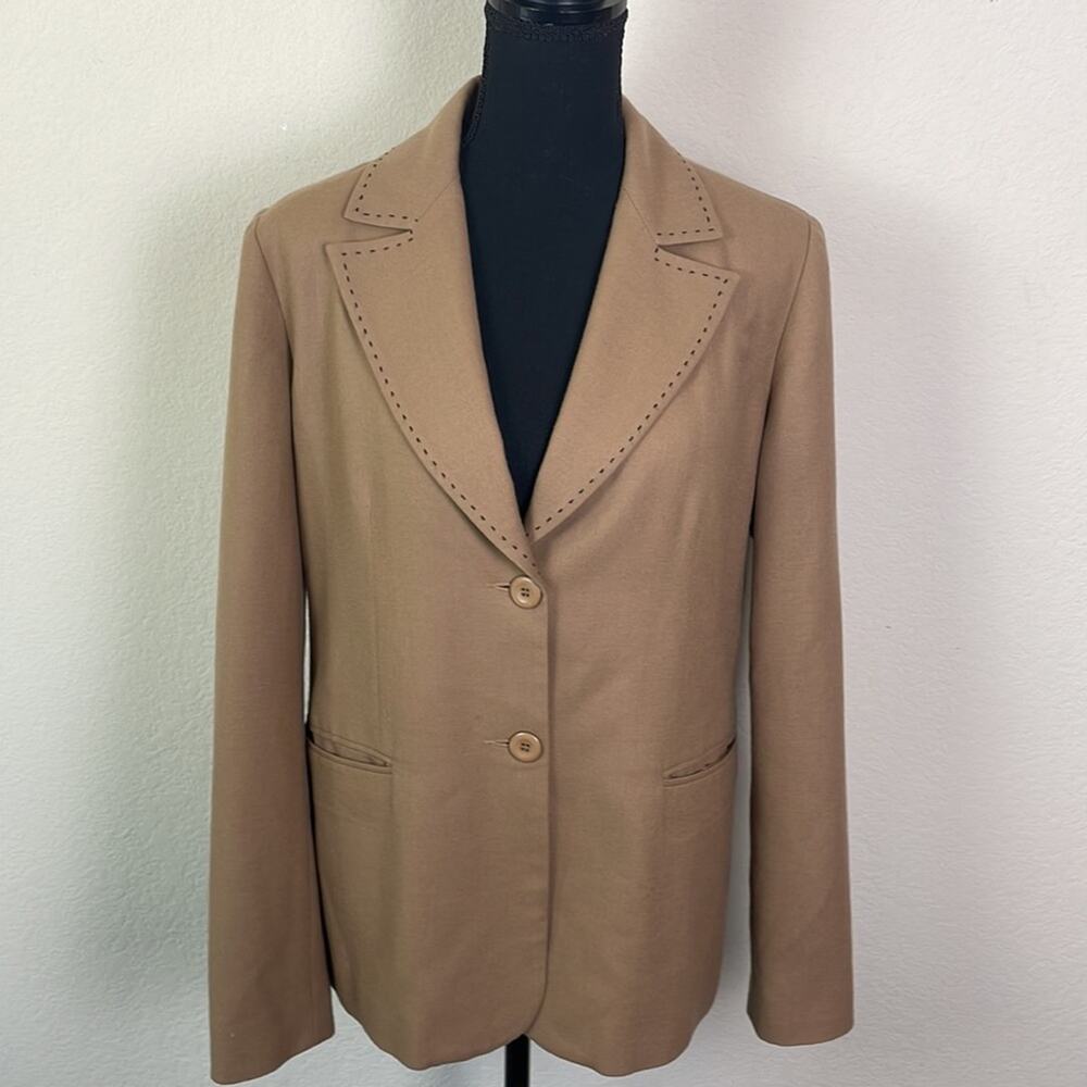 Neiman Marcus Exclusive 100% wool classic blazer jacket women’s 10